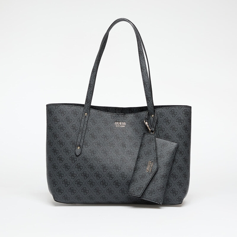 Taška GUESS Brenton Tote Coal Logo Universal