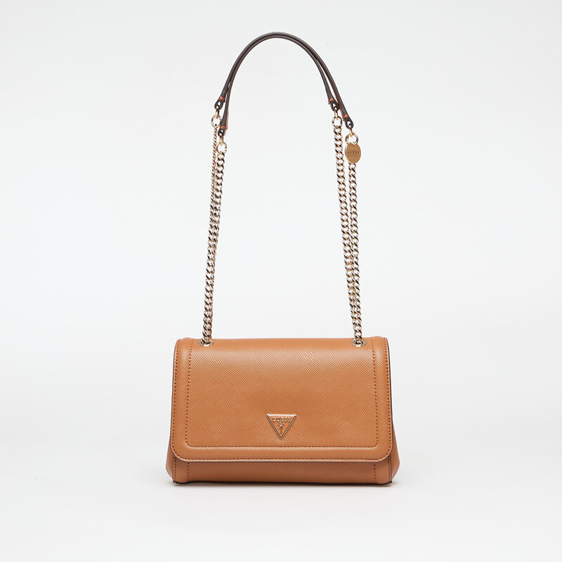 Kabelka GUESS Noelle II Convertible Cross Body Flap Light Cognac