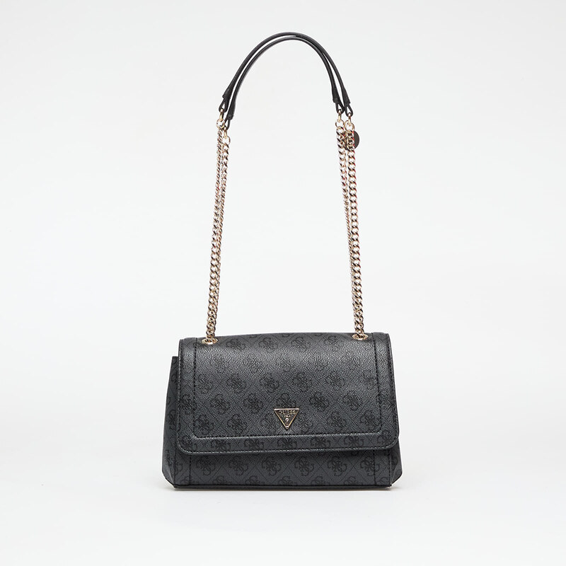 Kabelka GUESS Noelle II Convertible Cross Body Flap Coal Logo