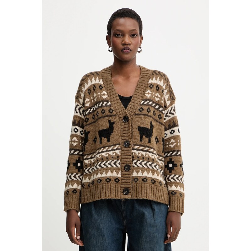 Kardigan s vlnou Weekend Max Mara OVATTA 107997266