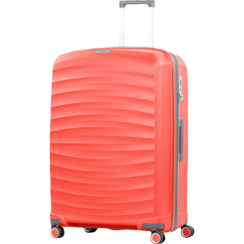 Cestovní kufr ROCK TR-0212/3-L PP - oranžová 120 l + 15%