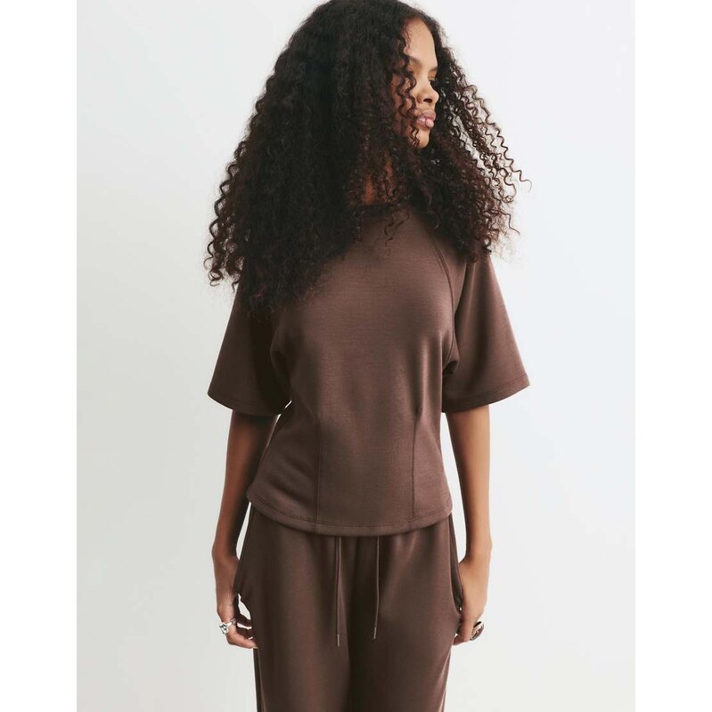 Pull&Bear Wide-leg sweatpants in brown 108302318