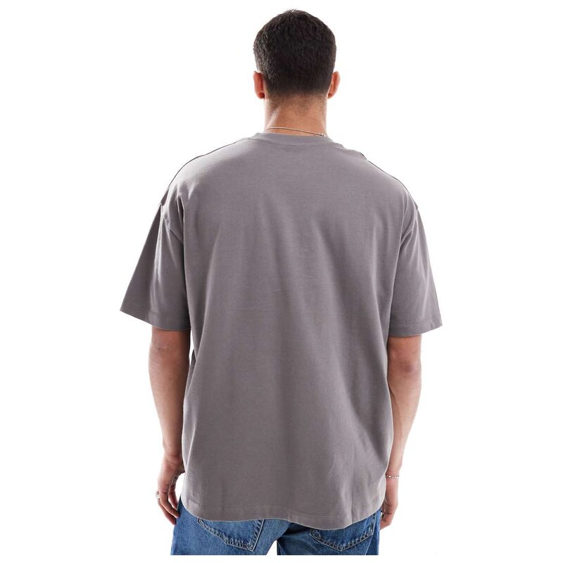 ASOS DESIGN Essentials oversized t-shirt in charcoal-Grey