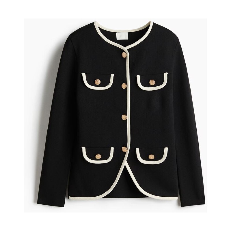 H&M - Knitted cardigan - Černá