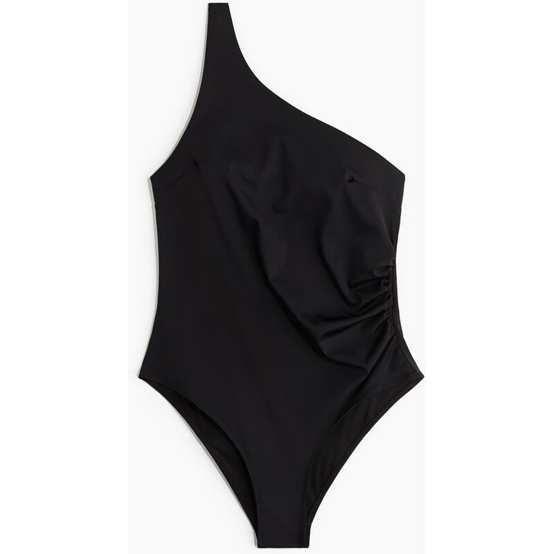 H&M - Plavkys odhaleným ramenem Light Shape - Černá