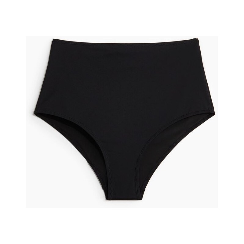 H&M - Bikinové kalhotky High Waist - Černá