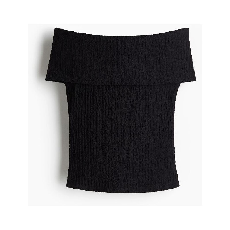 H&M - Top odhalující ramena - Černá
