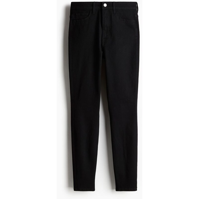 H&M - Ultra High Ankle Jeggings - černá 108135061