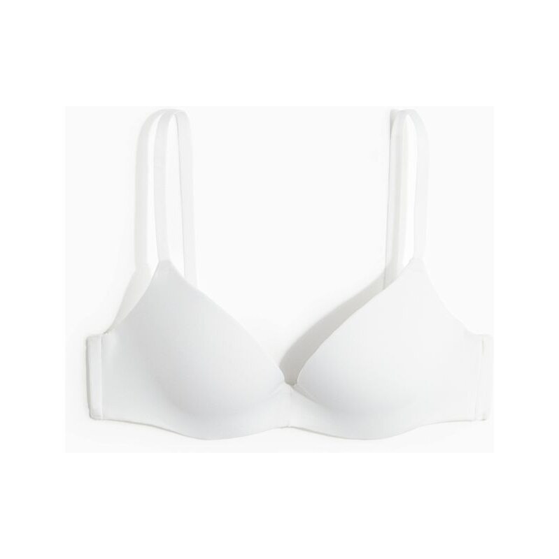 H&M - Super push-upka z mikrovlákna - bílá 108157506