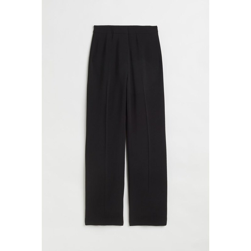 H&M - Široké kalhoty - Černá