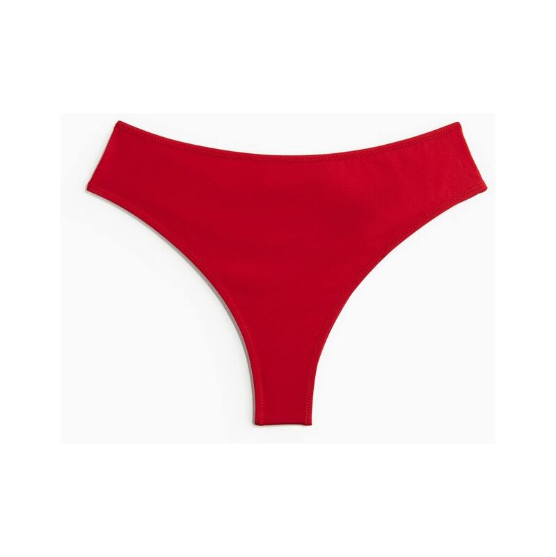 H&M - Bikinové kalhotky brazilian - červená 108136897