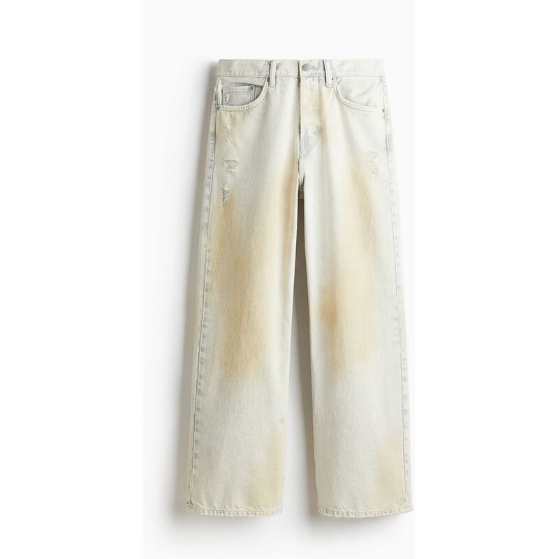 H&M - Loose Fit Jeans - modrá 108158056