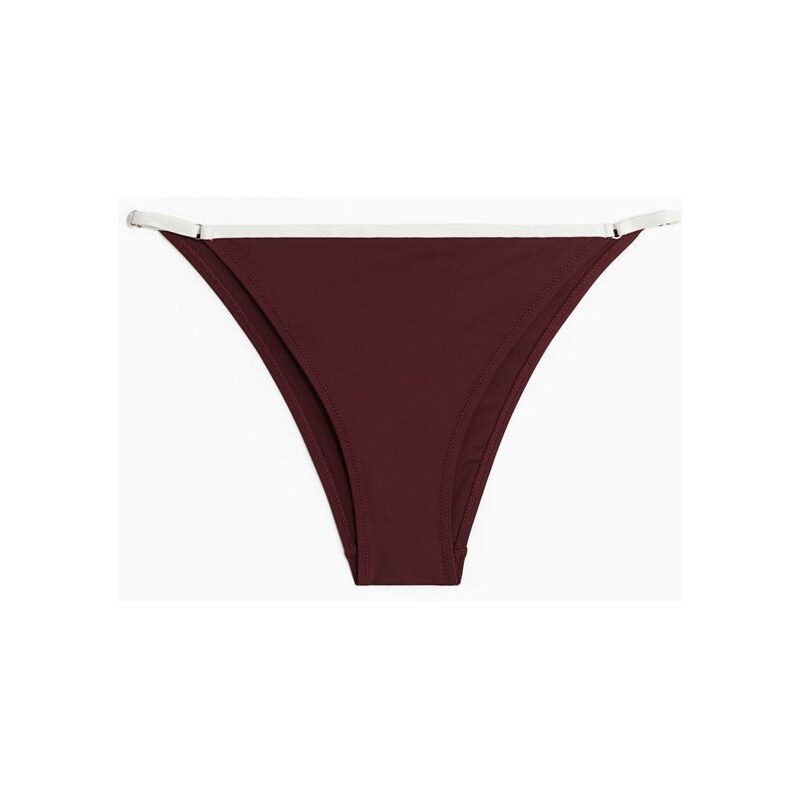 H&M - Bikinové kalhotky Cheeky Tanga - červená 108137206