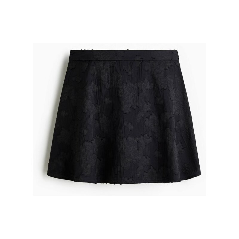 H&M - Minisukně z žakárové tkaniny - Černá