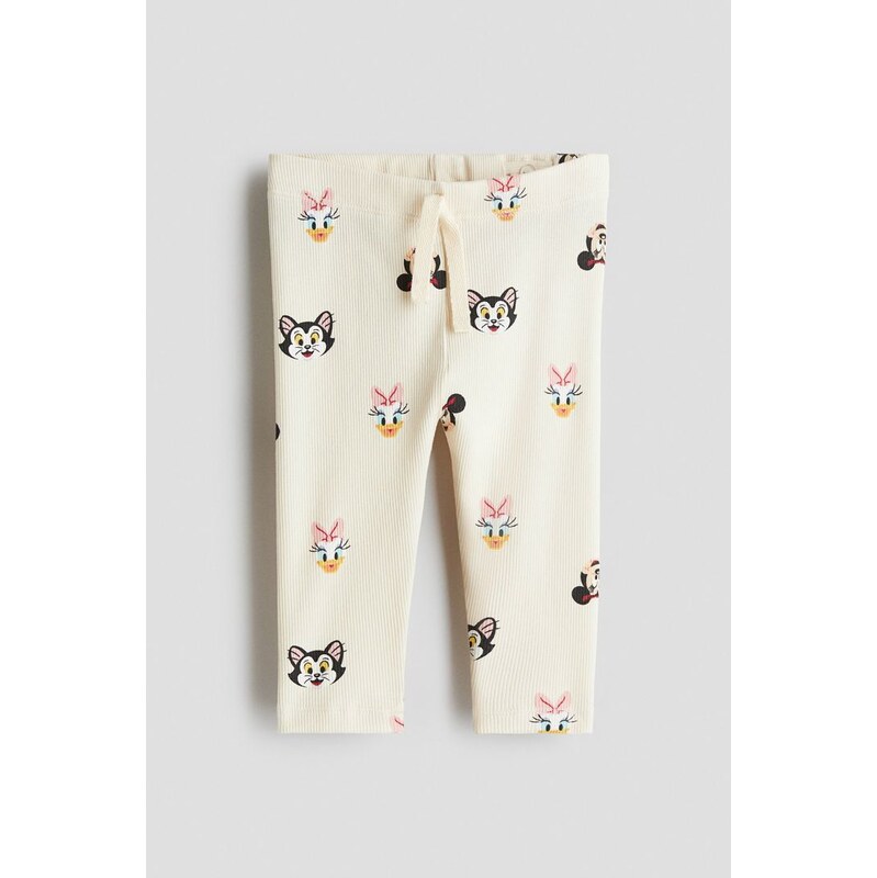 H&M - Legínys potiskem - černá 108158157