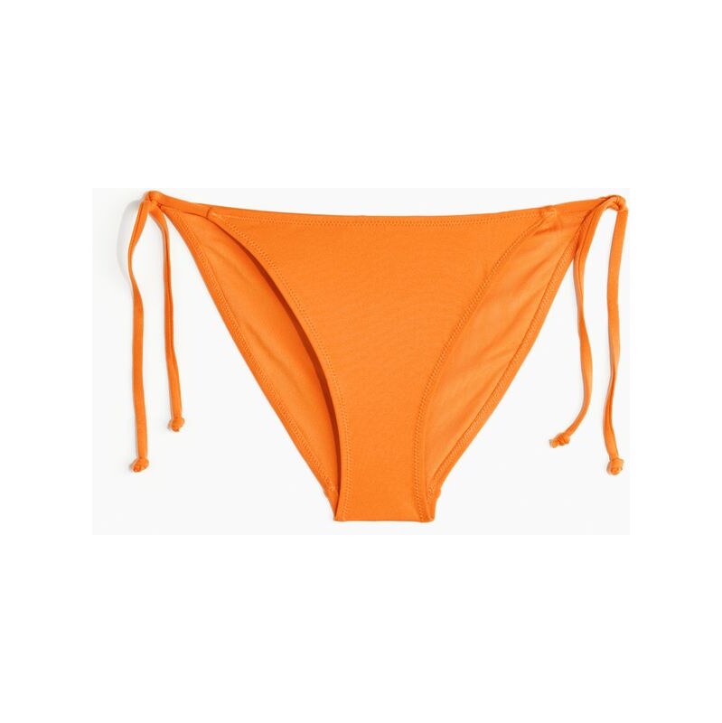 H&M - Zavazovací bikinové kalhotky tanga - oranžová 108137315