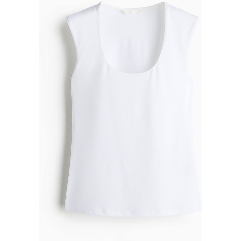 H&M - Tílko z mikrovlákna - Bílá