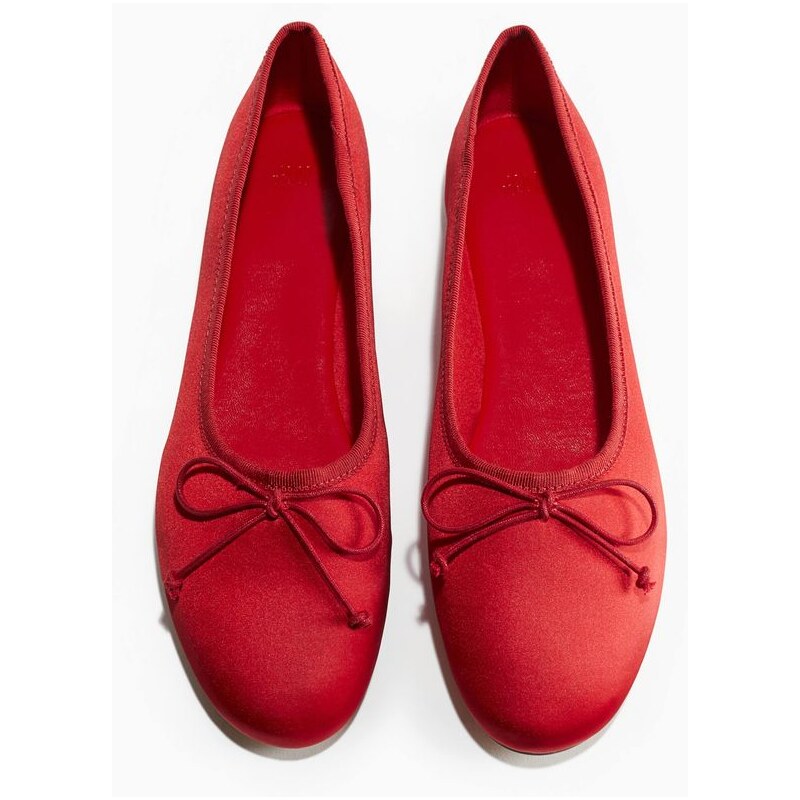 H&M - Balerínky - červená 108140436