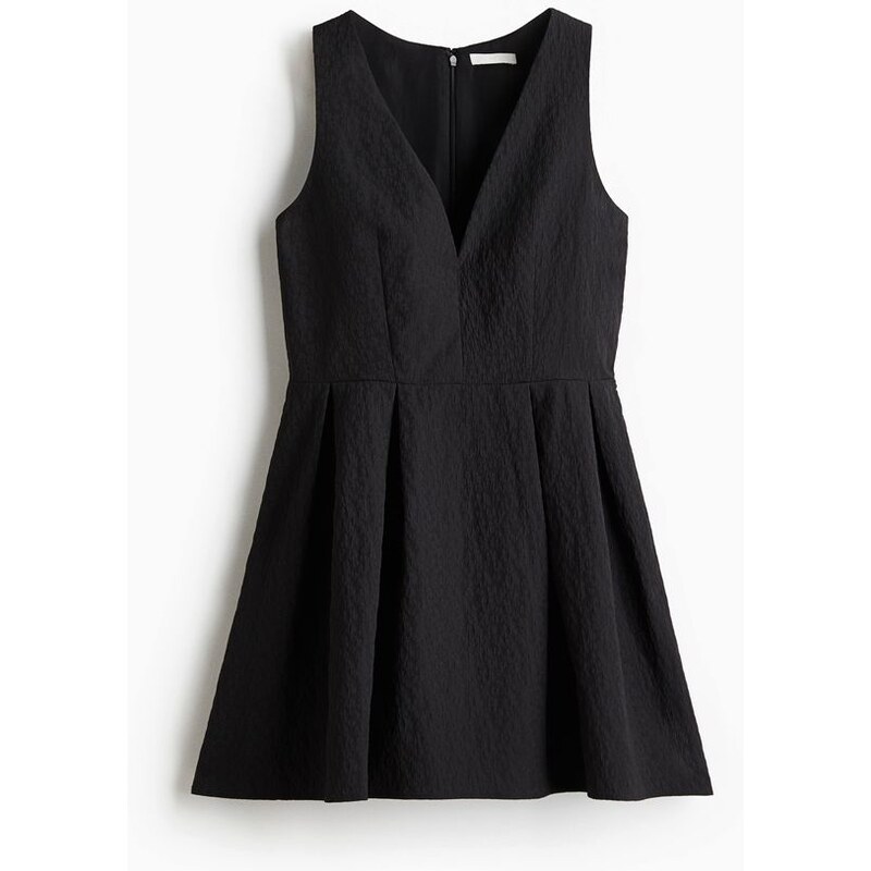 H&M - Šatys rozšířenou sukní - Černá