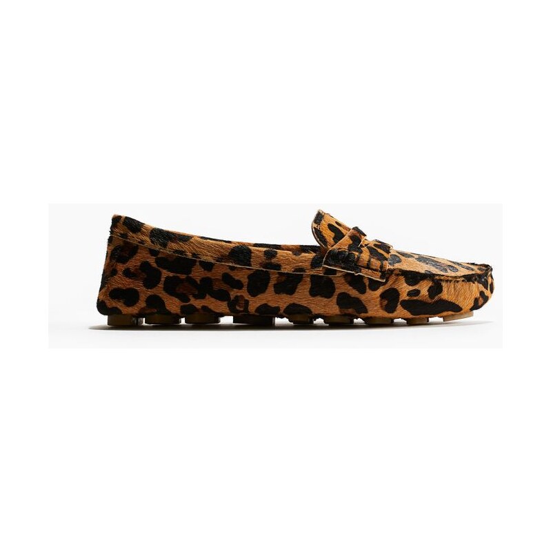 H&M - Kožené mokasíny - béžová 108300812