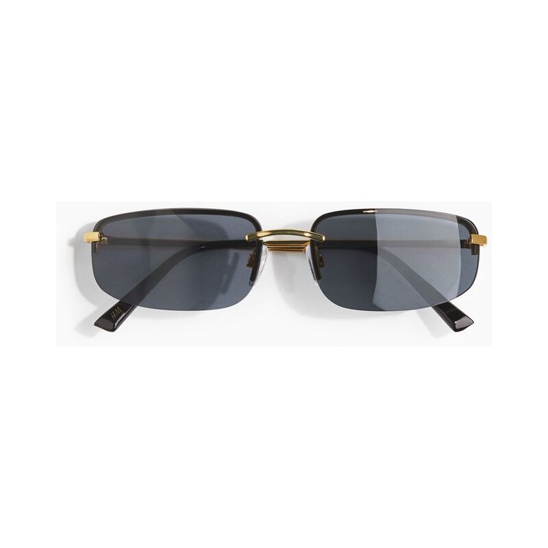 H&M - Hranaté sluneční brýle - zlatá 108128479