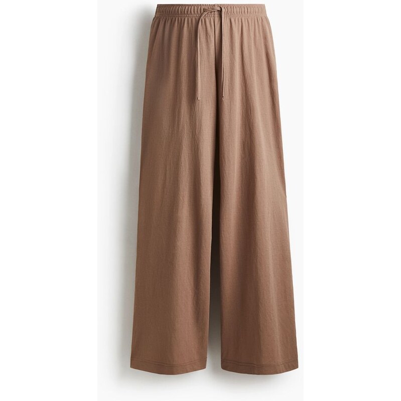 H&M - MAMA Kalhoty se stahovací šňůrkou Before & After - béžová 108128849