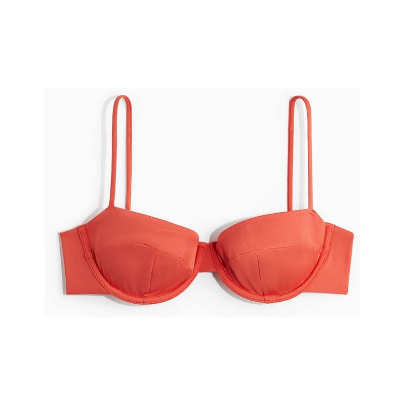H&M - Bikinová podprsenka - Korálově Červená