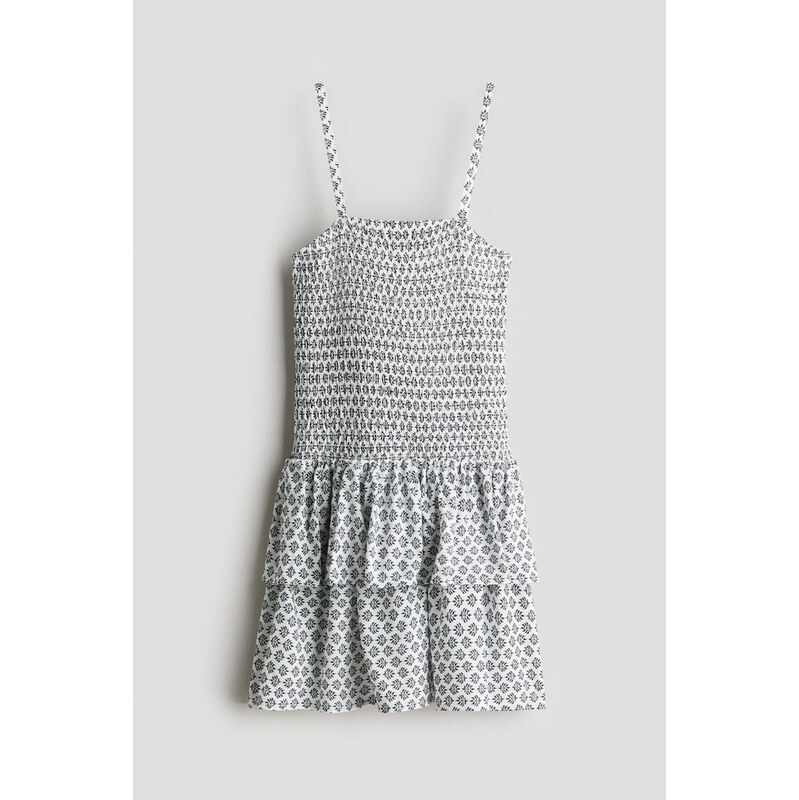 H&M - Šaty na ramínkas žabkováním - černá 108129041