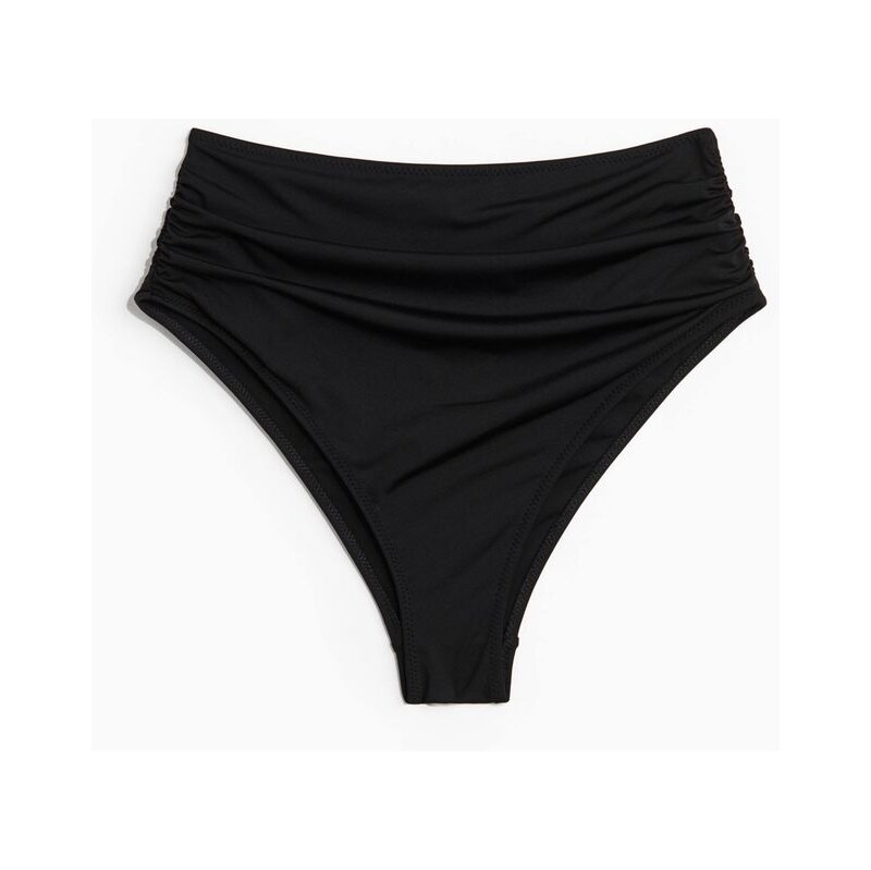 H&M - Bikinové kalhotky Cheekys vysokým pasem - Black