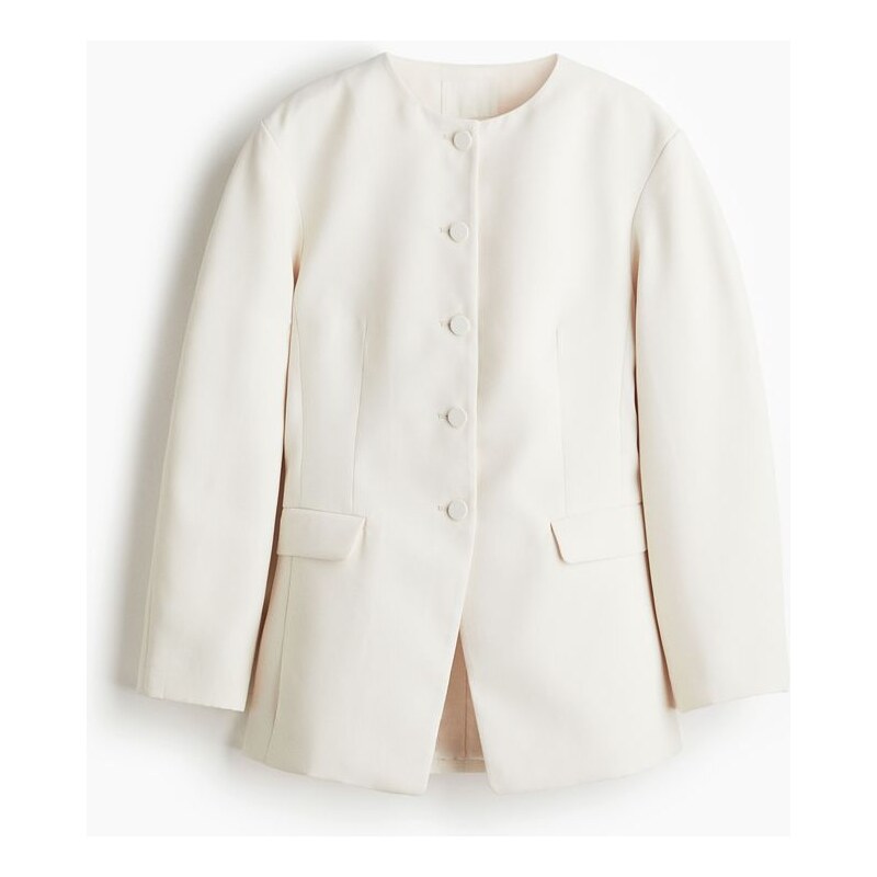 H&M - Sako bez límce - béžová 108209508