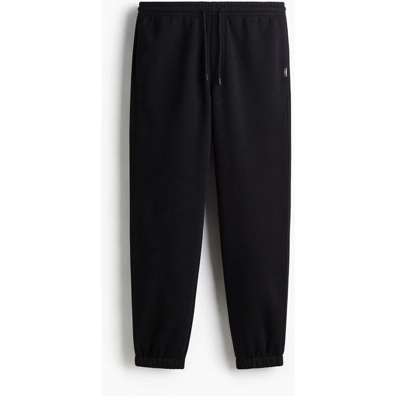 H&M - Teplákové kalhoty Regular Fit - Černá