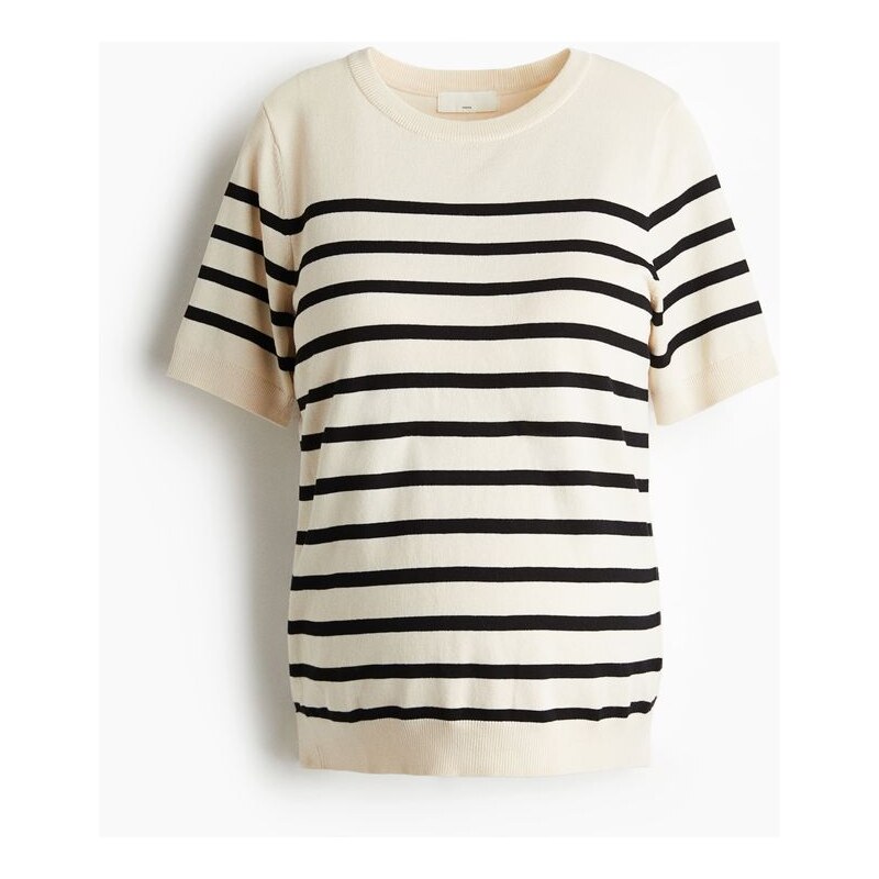 H&M - MAMA Top z jemného úpletu - béžová 108159567