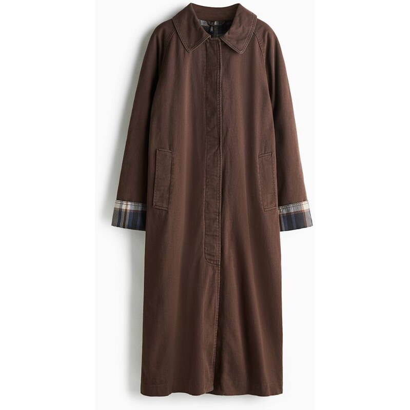 H&M - Kabát car coat - hnědá 108301288