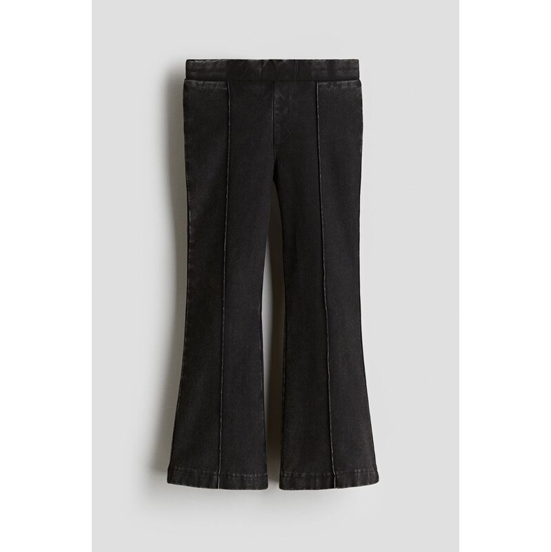 H&M - Jegíny Flared - Sepraná Černá