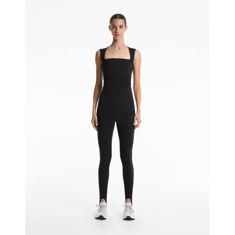 OYSHO Comfortlux super high rise ankle-length stirrup leggings