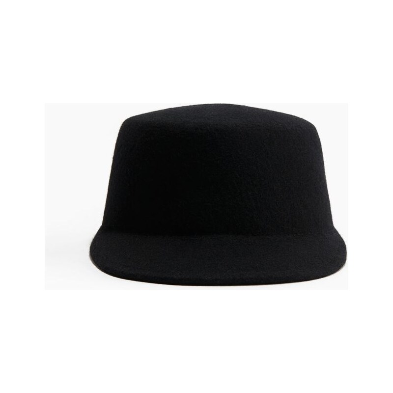 H&M - Vlněná kšiltovka - Černá