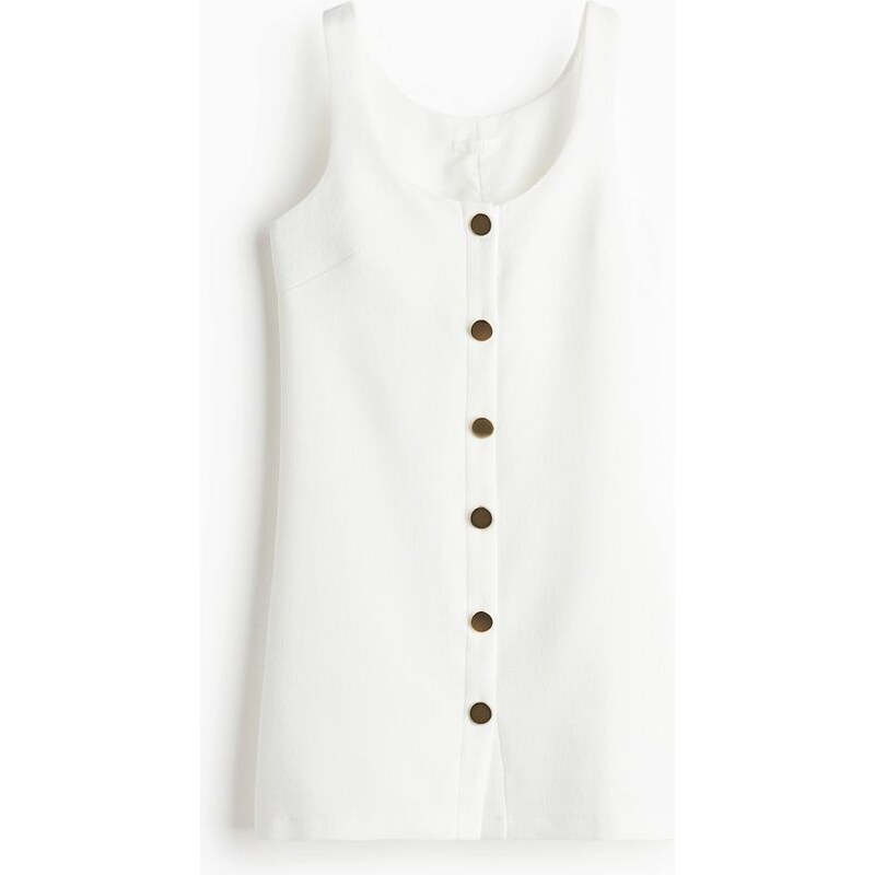 H&M - Propínací šaty - Bílá