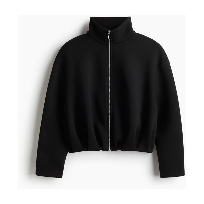 H&M - Neoprenová bunda - Černá
