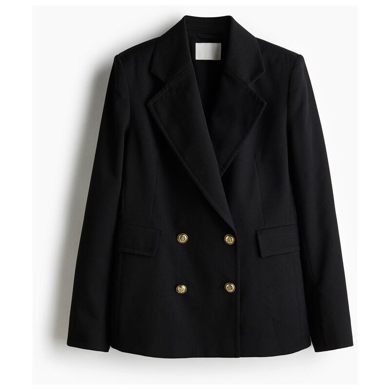 H&M - Dvouřadové sako - černá 108304914