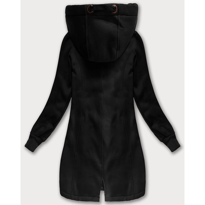 bluza damska z kapturem czarna model 21248955 - LHD
