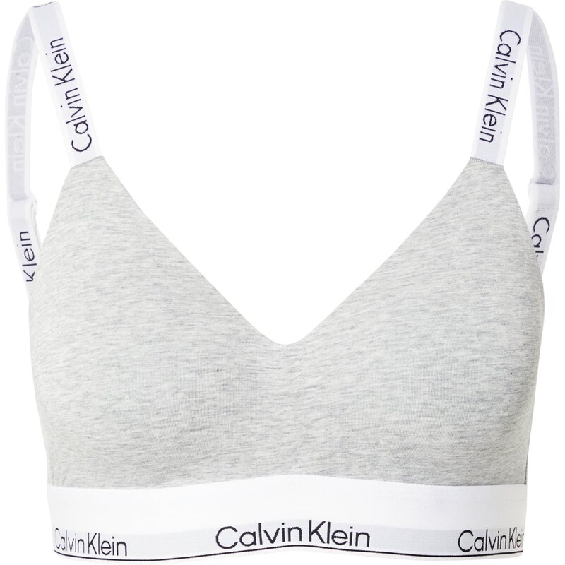 Calvin Klein Underwear Podprsenka světle šedá / černá / bílá 108307989