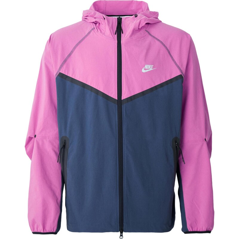 Nike Sportswear Přechodná bunda marine modrá / fuchsiová / černá