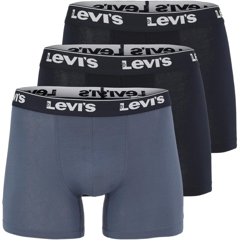 LEVIS  Boxerky námořnická modř / chladná modrá / bílá