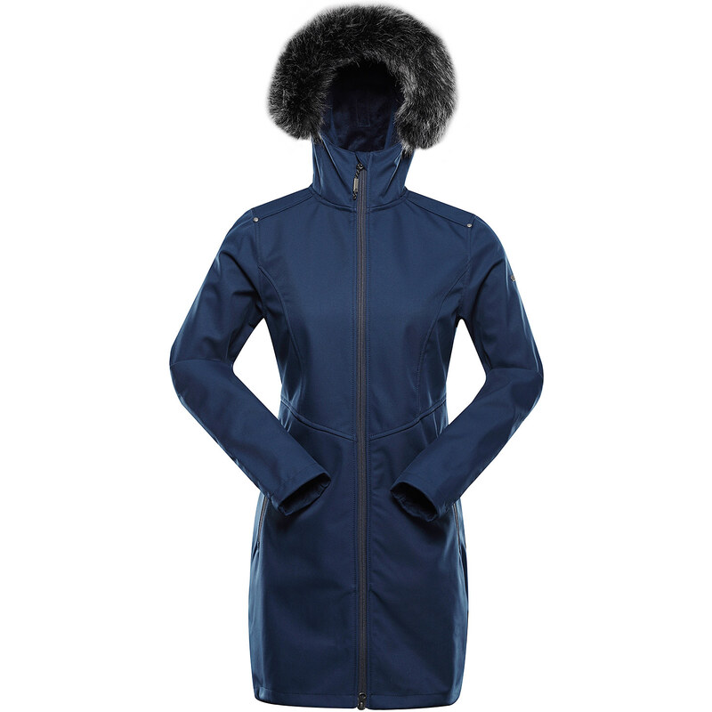 ALPINE PRO - IBORA DÁMSKÝ SOFTSHELLOVÝ KABÁT S MEMBRÁNOU