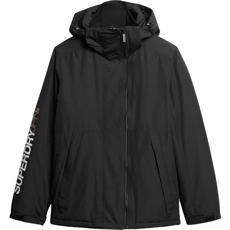 Superdry & Co Přechodná bunda Yachter oranžově červená / černá /