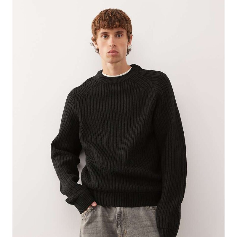 COLLUSION Knitted sweat in black
