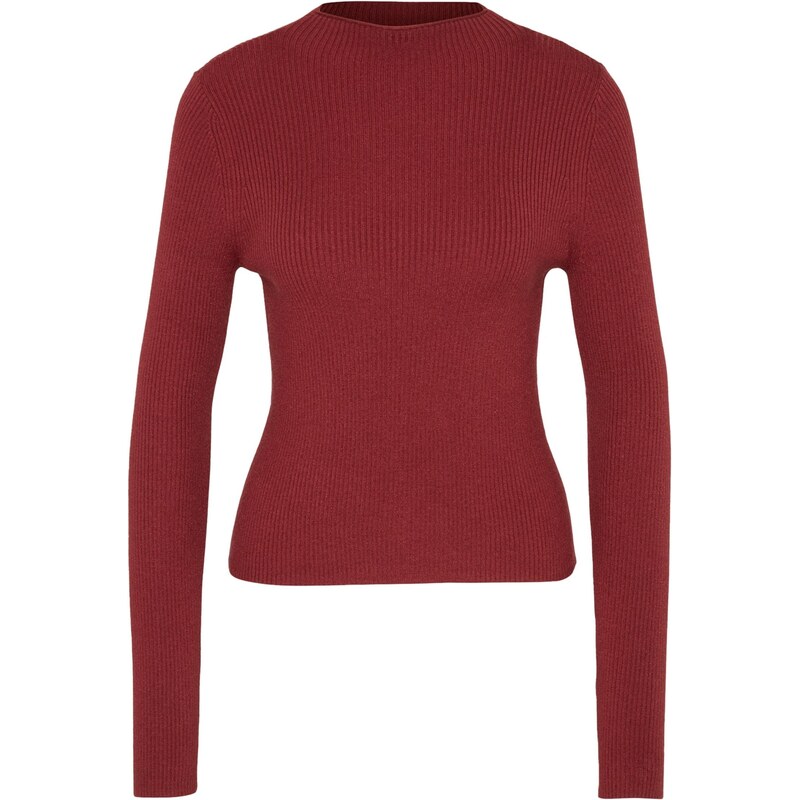 Vero Moda Petite Svetr VMNANCY tmavě červená