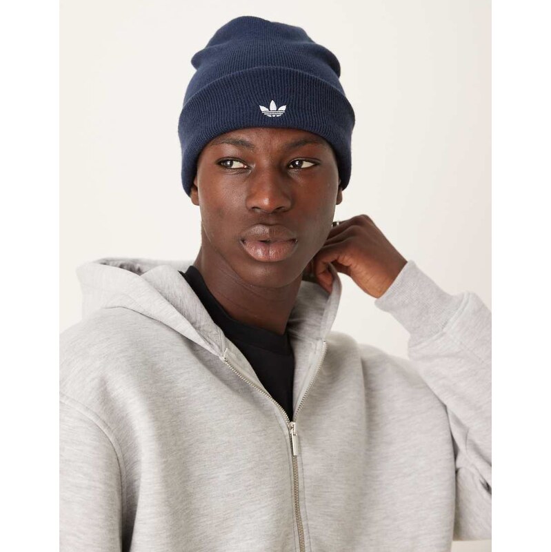 adidas Originals Adicolor classic beanie in night indigo-Blue 115503961