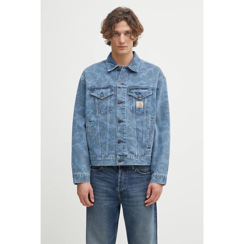 Džínová bunda Carhartt WIP Duck Helston Jacket