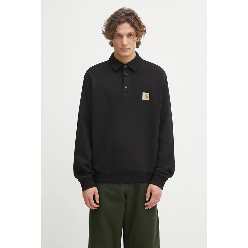 Bavlněná mikina Carhartt WIP Polo Sweat